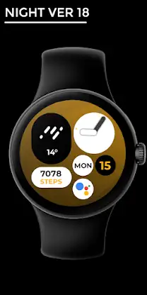 Night ver 18 - watch face screenshot 1