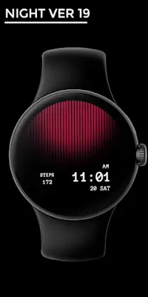 Night ver 19 - watch face screenshot 1