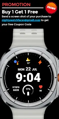 Night ver 20 - watch face screenshot 5