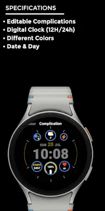 Night ver 20 - watch face screenshot 4