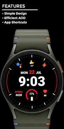 Night ver 20 - watch face screenshot 2