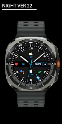 Night ver 22 - watch face screenshot 1