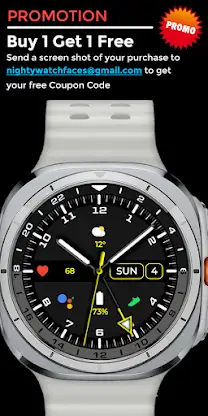 Night ver 22 - watch face screenshot 5