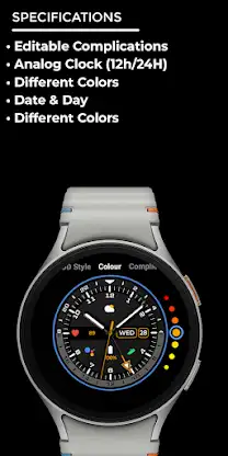 Night ver 22 - watch face screenshot 4