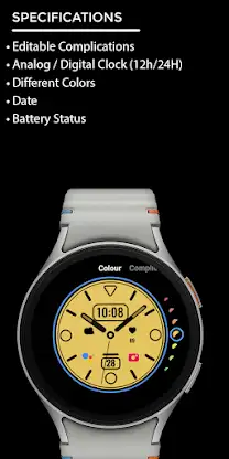 Night ver 23 - watch face screenshot 4