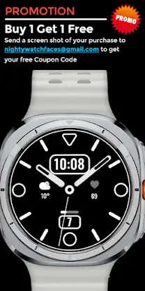 Night ver 23 - watch face screenshot 5