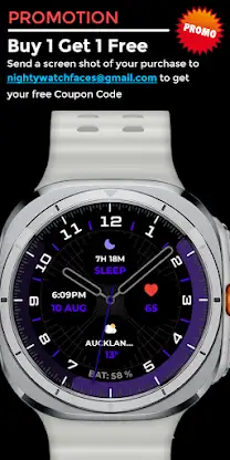 Night ver 24 - watch face screenshot 5