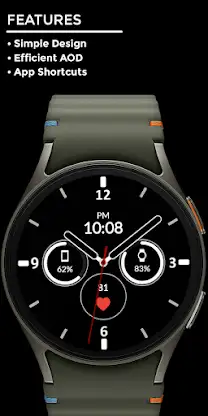 Night ver 26 - watch face screenshot 2
