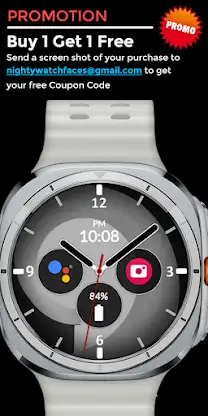 Night ver 26 - watch face screenshot 5