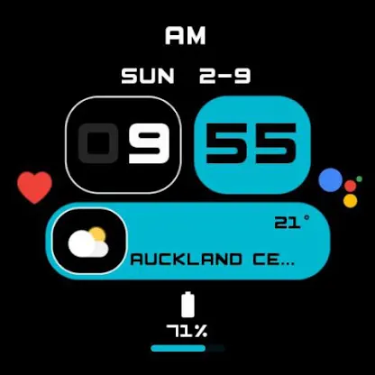 Night ver 71 - watch face screenshot 3