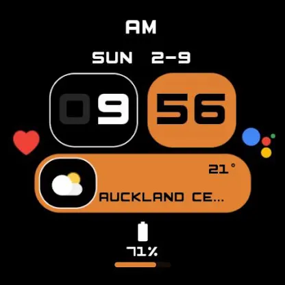 Night ver 71 - watch face screenshot 4