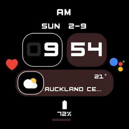 Night ver 71 - watch face screenshot 2