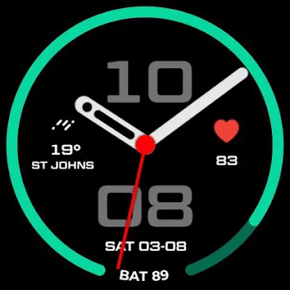 Night ver 72 - watch face screenshot 1