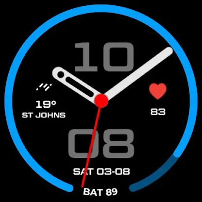 Night ver 72 - watch face screenshot 2