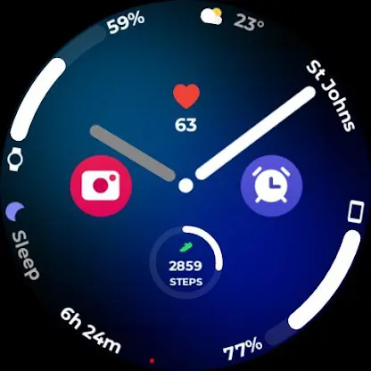 Night ver 76 - watch face screenshot 1