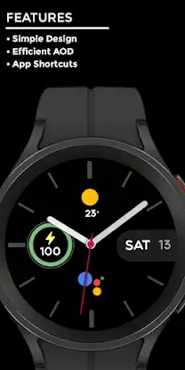 Nighty Analog 08 - watch face screenshot 2
