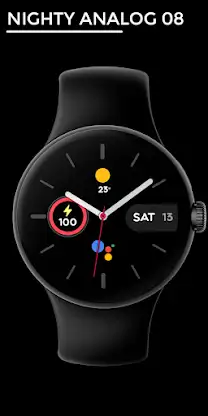 Nighty Analog 08 - watch face screenshot 1