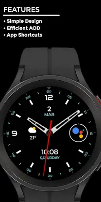 Nighty Analog 09 - watch face screenshot 2
