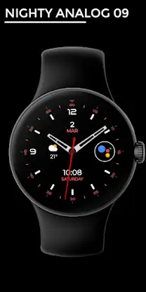 Nighty Analog 09 - watch face screenshot 1