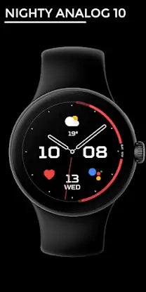 Nighty Analog 10 - watch face screenshot 1