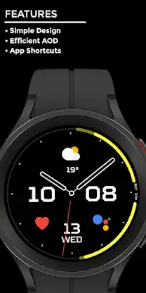 Nighty Analog 10 - watch face screenshot 2