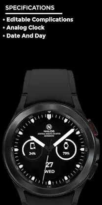 Nighty Analog 11 - watch face screenshot 4