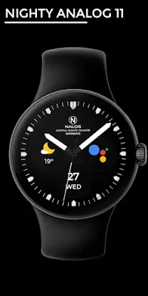 Nighty Analog 11 - watch face screenshot 1