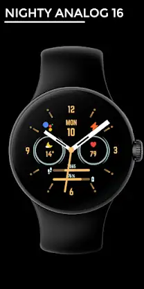 Nighty Analog 16 - watch face screenshot 1