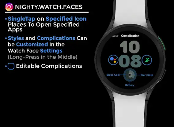 Nighty Digital 17 - watch face screenshot 6