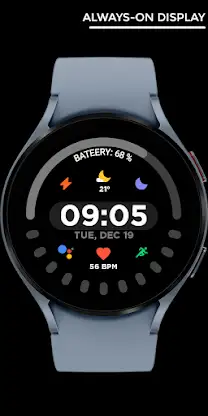 Nighty Digital 21 - watch face screenshot 3