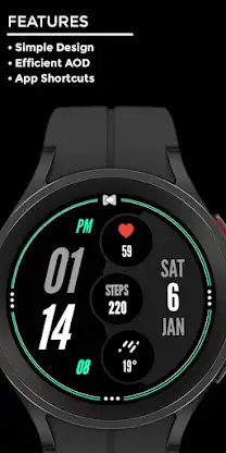 Nighty Digital 23 - watch face screenshot 2