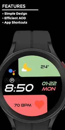 Nighty Digital 25 - watch face screenshot 2
