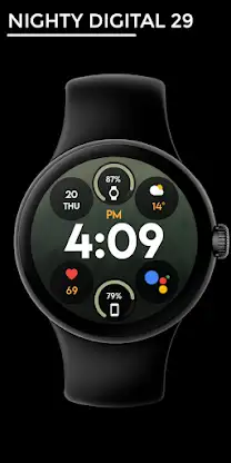 Nighty Digital 29 - watch face screenshot 1