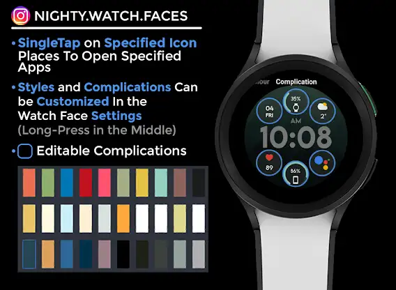 Nighty Digital 29 - watch face screenshot 6