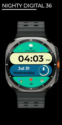 Nighty Digital 36 - watch face screenshot 1