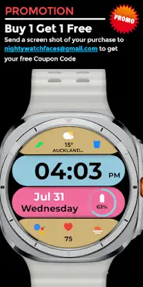 Nighty Digital 36 - watch face screenshot 5
