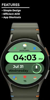 Nighty Digital 36 - watch face screenshot 2