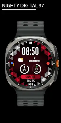 Nighty Digital 37 - watch face screenshot 1