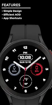 Nighty Hybrid 04 - watch face screenshot 2