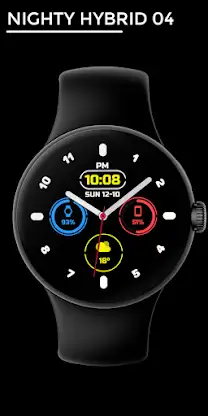 Nighty Hybrid 04 - watch face screenshot 1