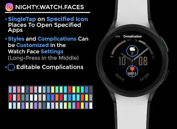 Nighty Hybrid 06 - watch face screenshot 6