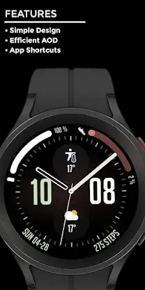 Nighty Hybrid 06 - watch face screenshot 2