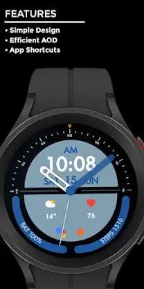 Nighty Hybrid 07 - watch face screenshot 2