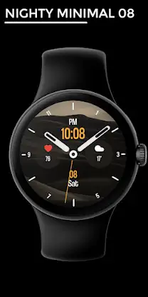Nighty Minimal 08 - watch face screenshot 1