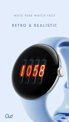 Nixie tube Watch Face screenshot 2