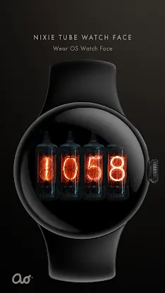 Nixie tube Watch Face screenshot 1