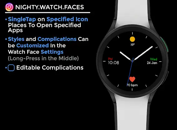 Nostanight - watch face screenshot 6