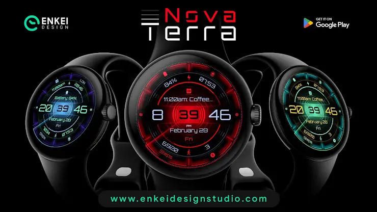 Nova Terra - watch face screenshot 7