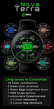 Nova Terra - watch face screenshot 3