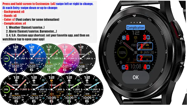 NTV002 - Minimal II watch face screenshot 6